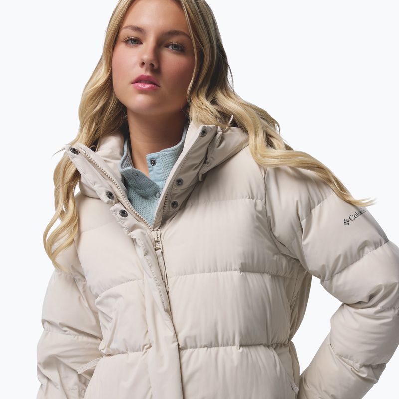 Płaszcz puchowy damski Columbia Amaze Puff Long Hooded dark stone 9