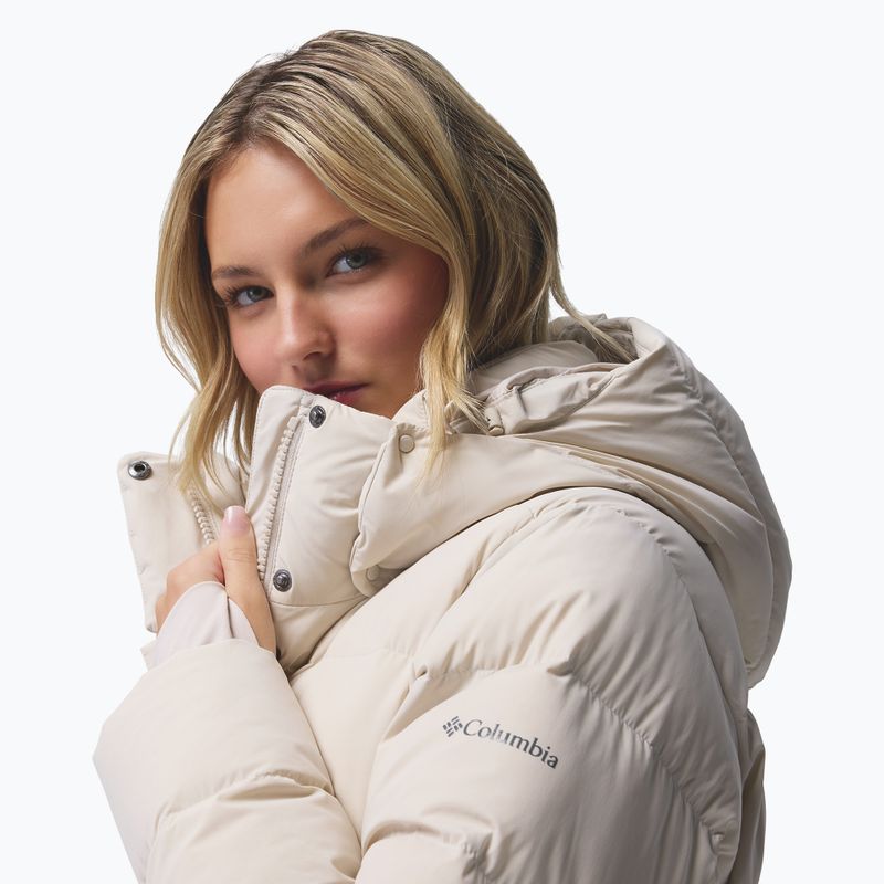 Płaszcz puchowy damski Columbia Amaze Puff Long Hooded dark stone 11