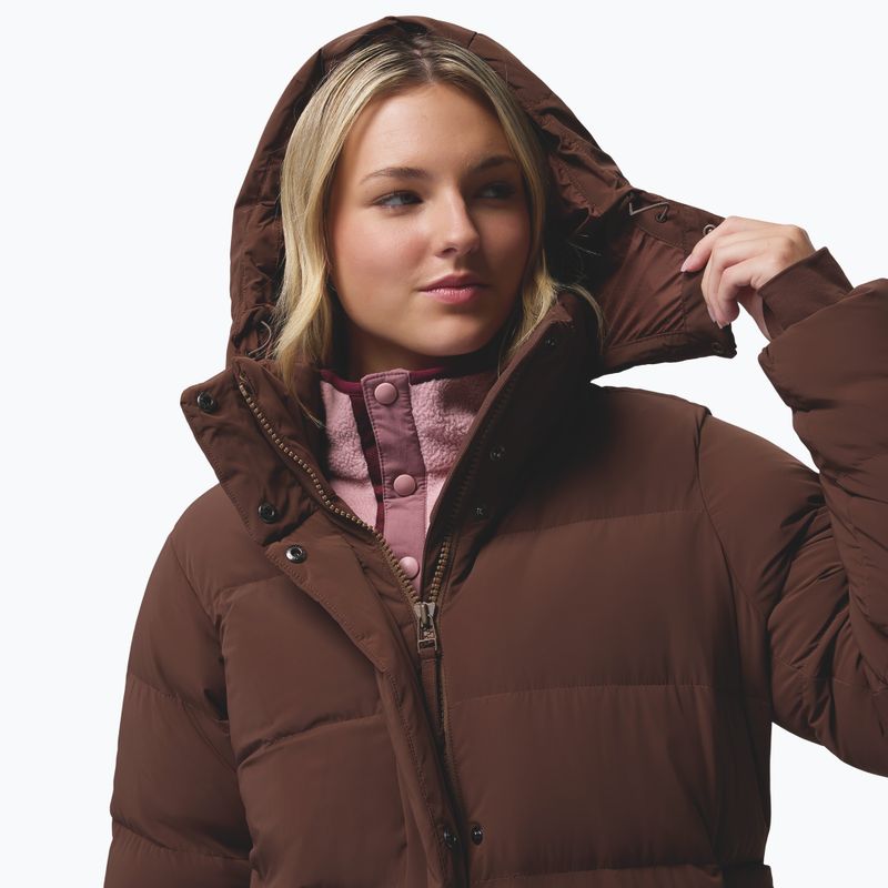 Płaszcz puchowy damski Columbia Amaze Puff Long Hooded tobacco 10