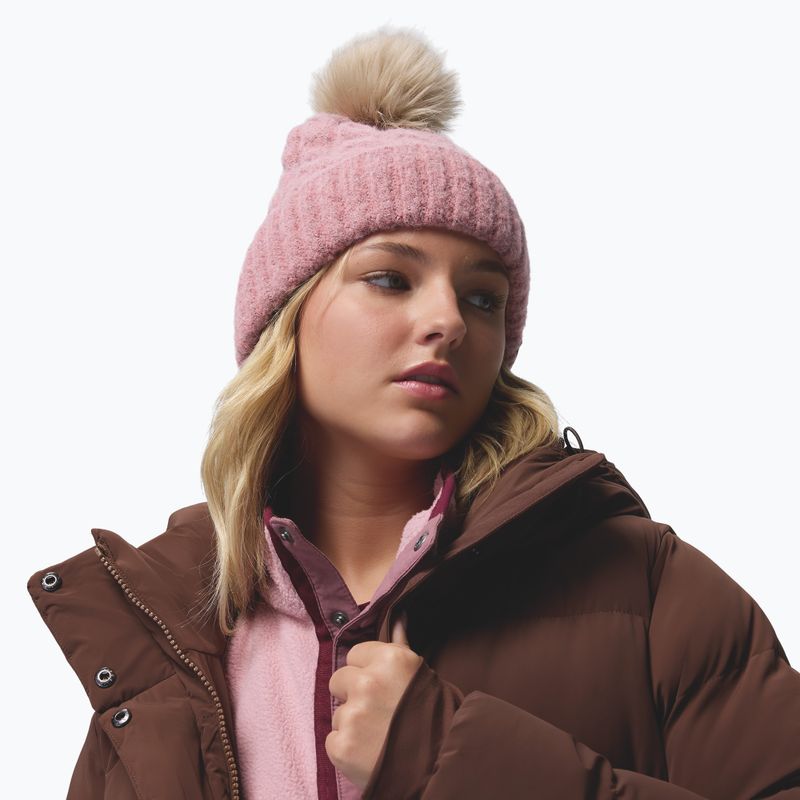 Płaszcz puchowy damski Columbia Amaze Puff Long Hooded tobacco 13