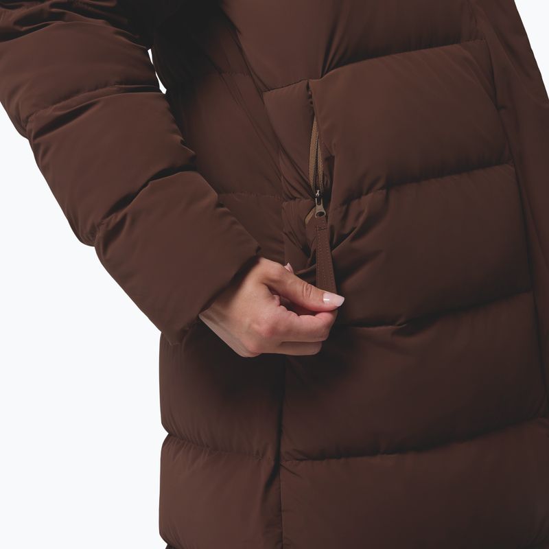 Płaszcz puchowy damski Columbia Amaze Puff Long Hooded tobacco 14
