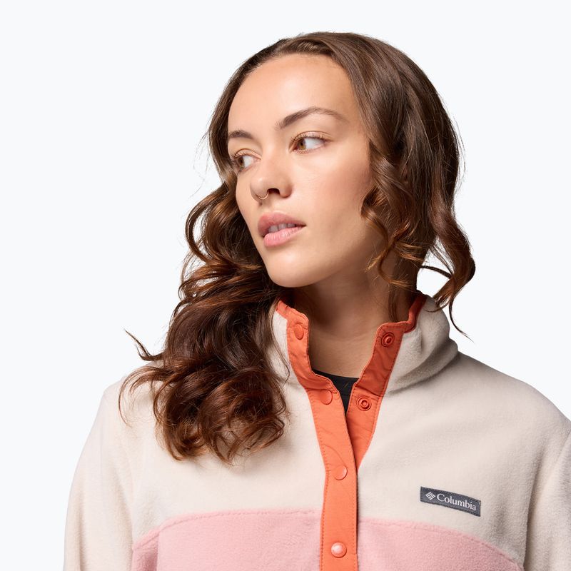 Bluza damska Columbia Benton Springs 1/2 Snap eraser pink/dark stone/tuscan 5