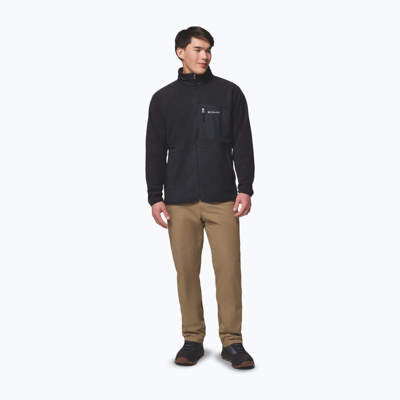 Bluza polarowa męska Columbia Fast Trek Overlay Full Zip black 2