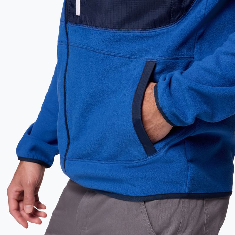 Bluza polarowa męska Columbia Fast Trek Overlay Full Zip mt blue/coll navy 7