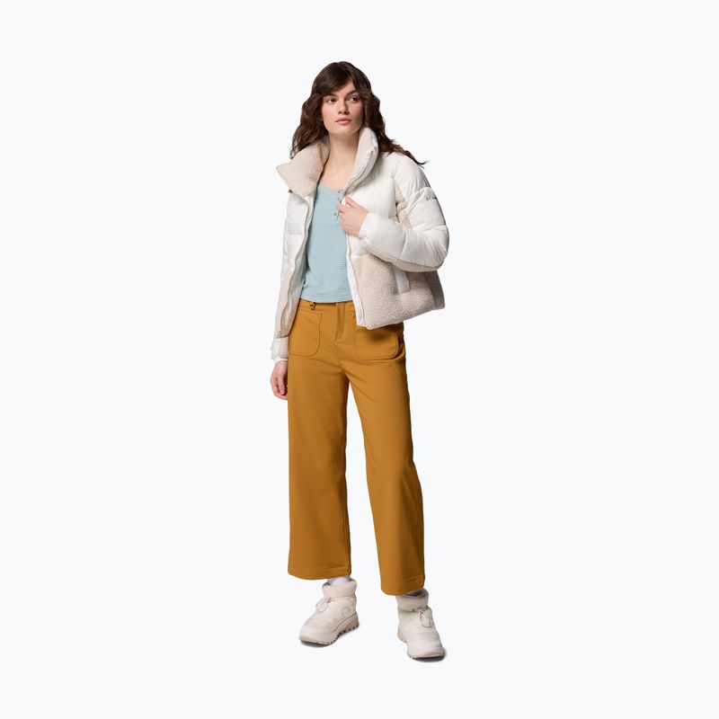 Kurtka hybrydowa damska Columbia Leadbetter Point II Sherpa Hybrid sea salt/dark stone 2