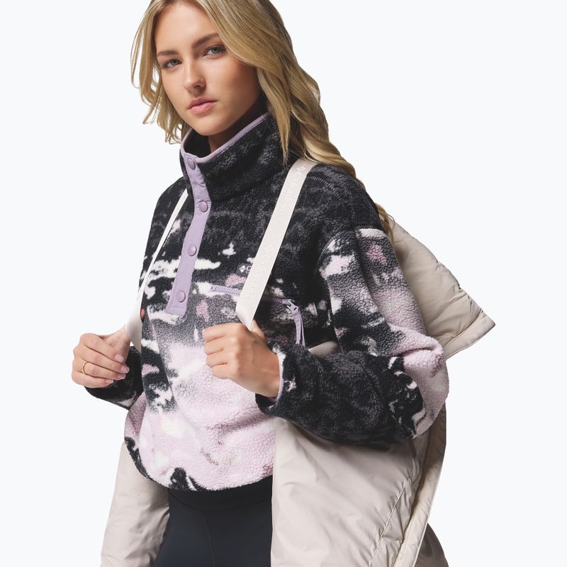 Kurtka puchowa damska Columbia Amaze Puff Mid Hooded dark stone 15