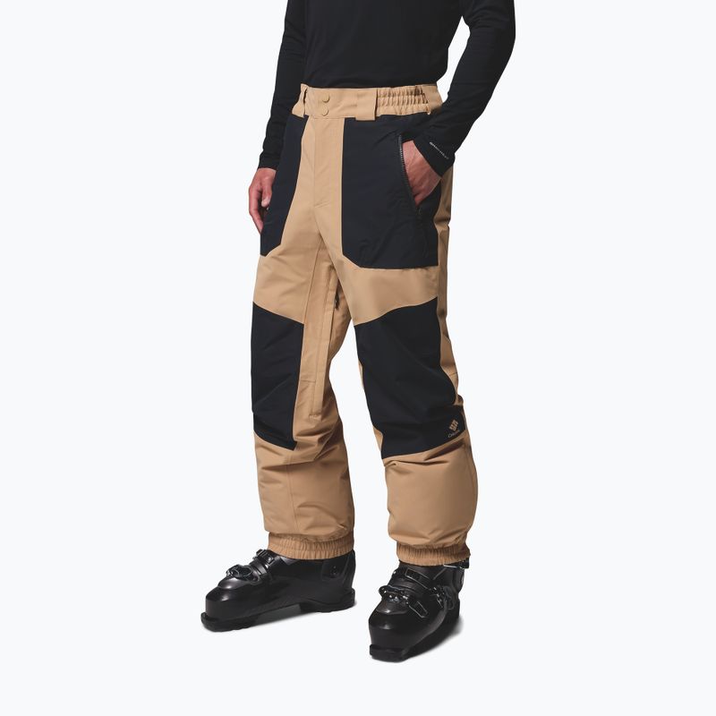 Spodnie snowboardowe męskie Columbia Coreshot canoe/black 4