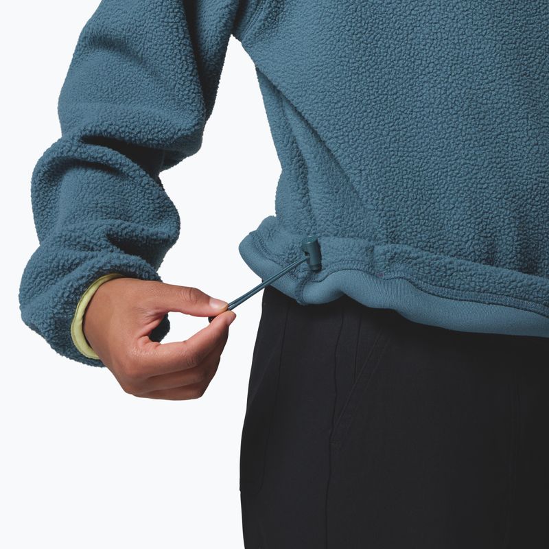 Bluza polarowa damska Columbia Helvetia II Cropped Half Snap Fleece everblue/crushed blue/citron haze 6