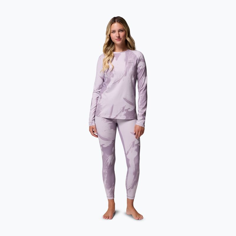 Bluza termoaktywna damska Columbia Omni-Heat Infinity Knit shale purple snowflight tonal 2