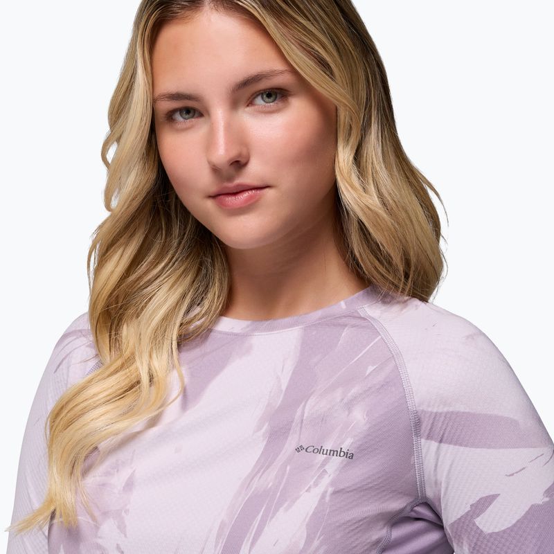 Longsleeve termoaktywny damski Columbia Omni-Heat Infinity Knit shale purple snowflight tonal 5