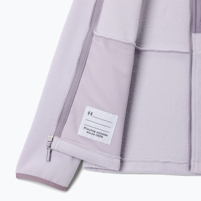 Bluza polarowa dziecięca Columbia Fast Trek IV Fleece Full Zip lavender pearl/shale purple 3