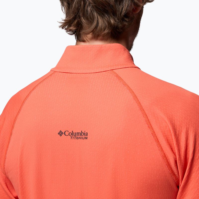 Bluza trekkingowa męska Columbia DriVenture Half Zip zing/white 6