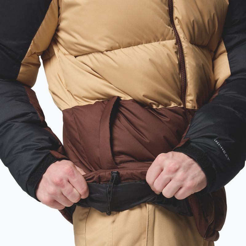 Kurtka narciarska męska Columbia Slope Style black/canoe/tobacco 8
