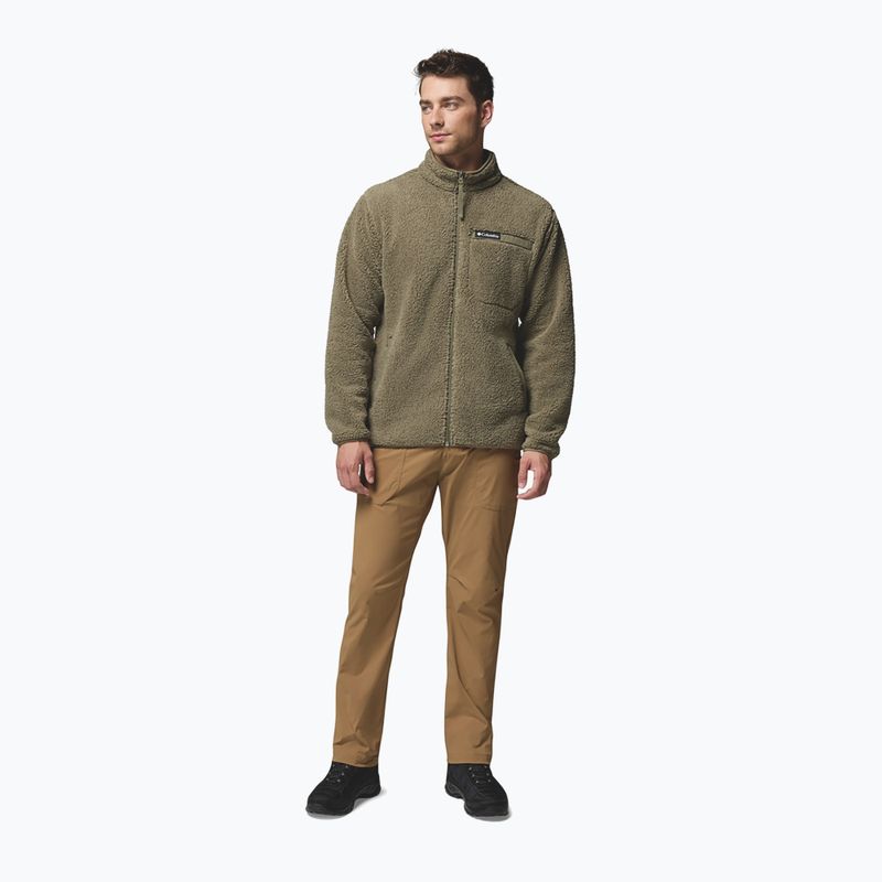 Bluza męska Columbia Rugged Ridge High Pile Full Zip stone green 2