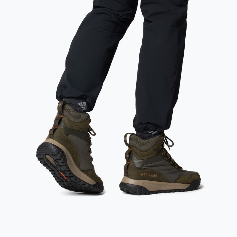 Buty trekkingowe męskie Columbia Burnsider Omni-Heat Infinity deep olive/tangy orange 8