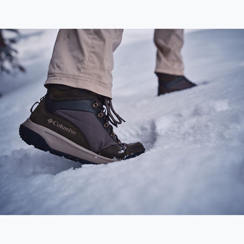 Buty trekkingowe męskie Columbia Burnsider Omni-Heat Infinity deep olive/tangy orange 9