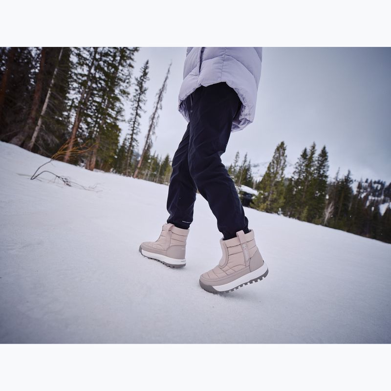 Śniegowce dziecięce Columbia Youth Snowtrot Mid soft taupe/sea salt 11
