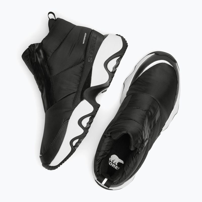 Śniegowce damskie Sorel Kinetic Impact Puffy Zip black/black 8