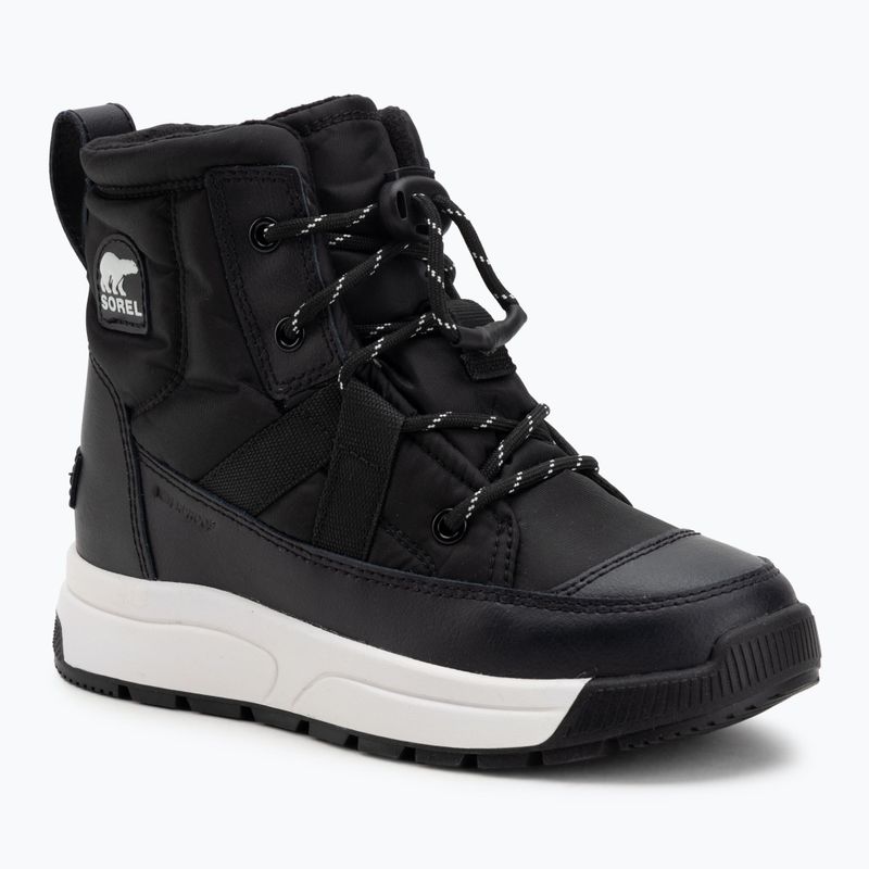 Śniegowce dziecięce Sorel Youth Whitney Mid Wp black/sea salt