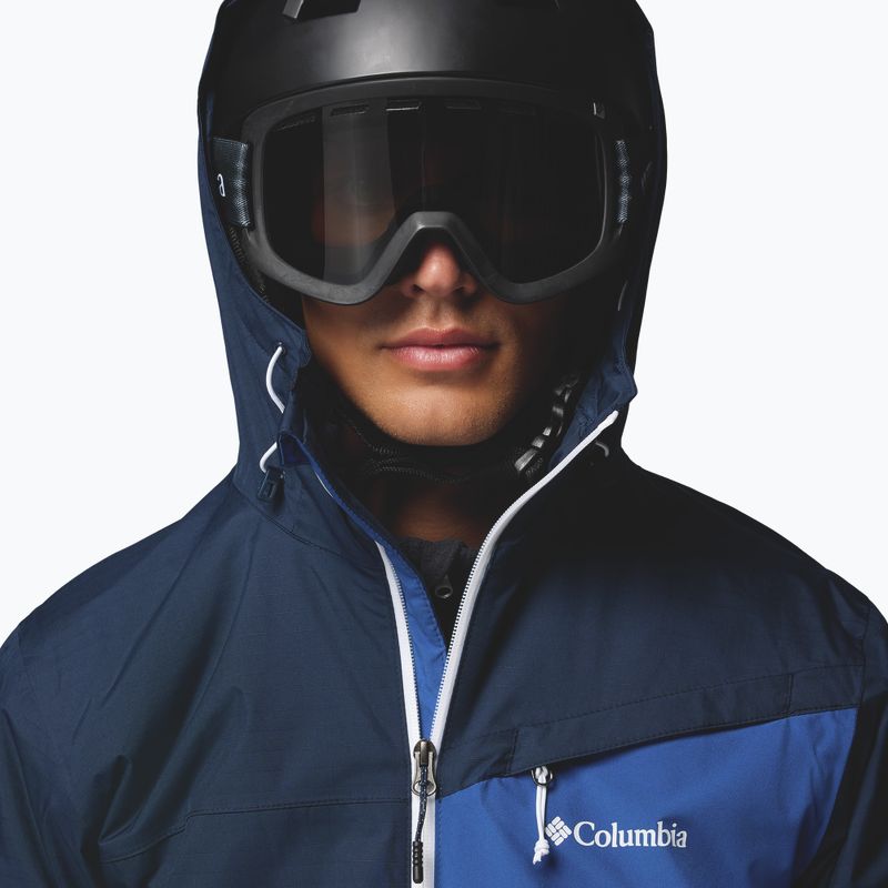 Kurtka narciarska męska Columbia Iceberg Point II mountain blue/collegiate navy 5