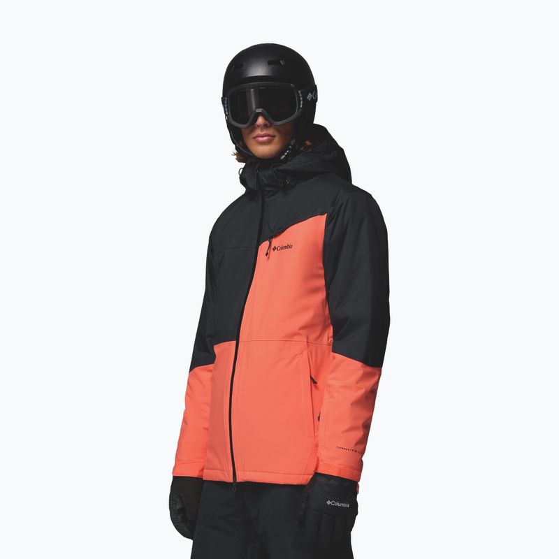 Kurtka narciarska męska Columbia Iceberg Point II zing/black 4