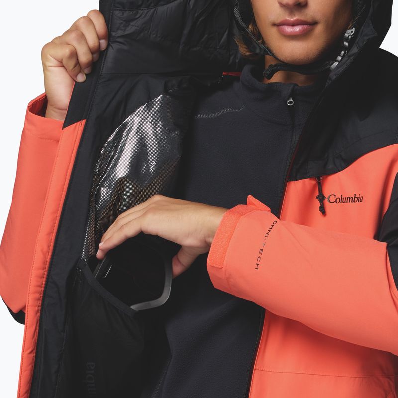 Kurtka narciarska męska Columbia Iceberg Point II zing/black 10