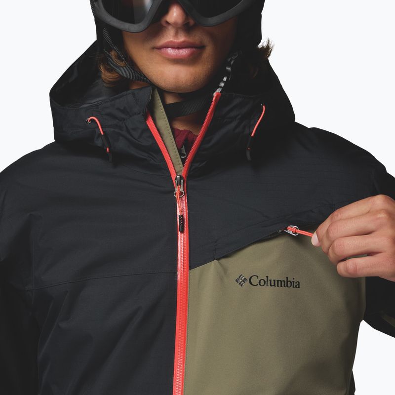 Kurtka narciarska męska Columbia Iceberg Point II stone green/black 6