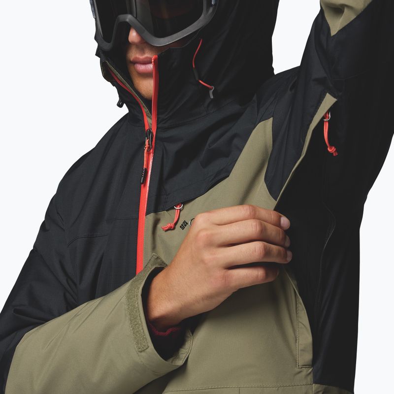 Kurtka narciarska męska Columbia Iceberg Point II stone green/black 7