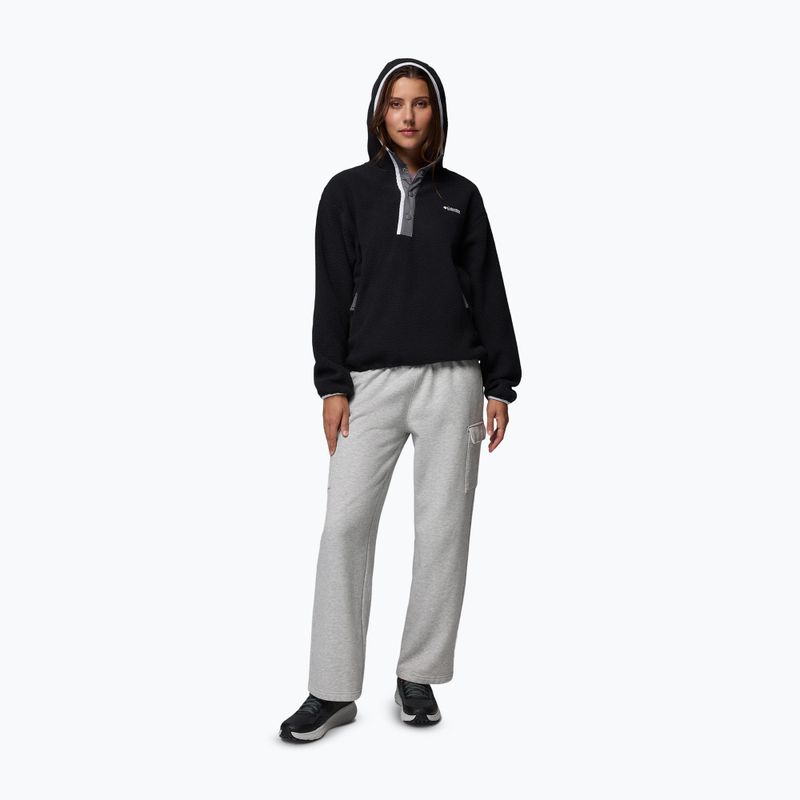 Bluza polarowa damska Columbia Helvetia II Hoodie black 2