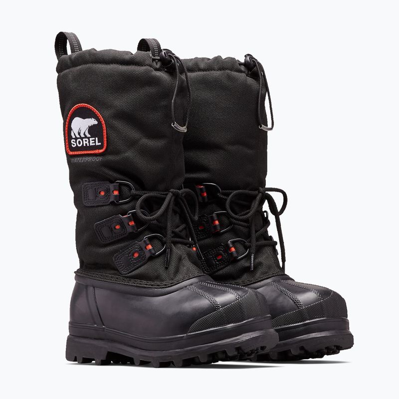 Śniegowce damskie Sorel Glacier XT black/red quar 4