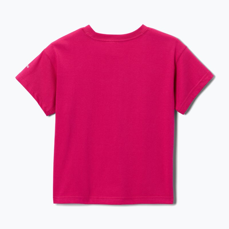 Koszulka dziecięca Columbia Mission Lake II SS Graphic guava pink/floral frenzy 2