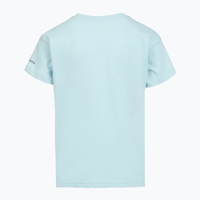 Koszulka dziecięca Columbia Mission Lake II SS Graphic marine light/bubbly scoped view 2