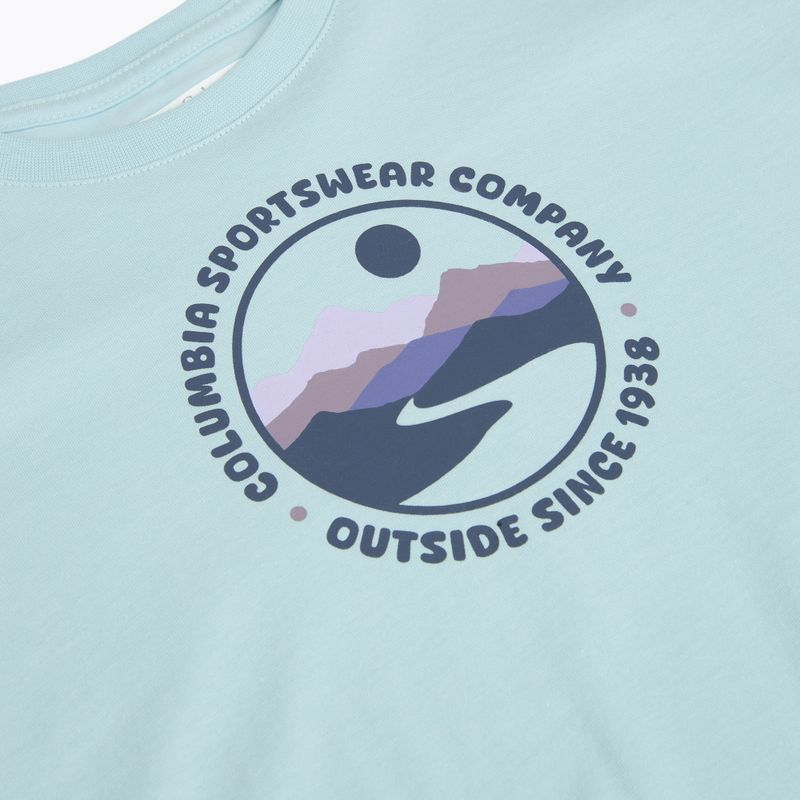 Koszulka dziecięca Columbia Mission Lake II SS Graphic marine light/bubbly scoped view 3