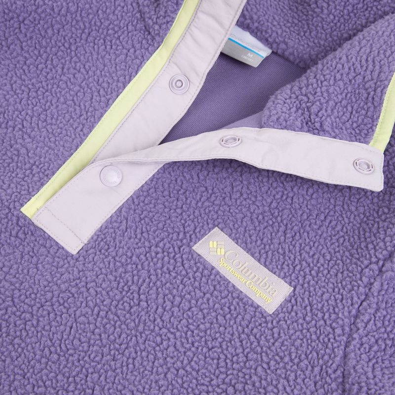 Bluza polarowa dziecięca Columbia Halvetia II Half Snap Fleece stormwatch/lavender pearl 3