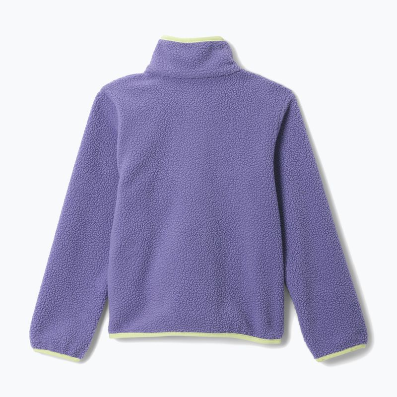 Bluza polarowa dziecięca Columbia Halvetia II Half Snap Fleece stormwatch/lavender pearl 2