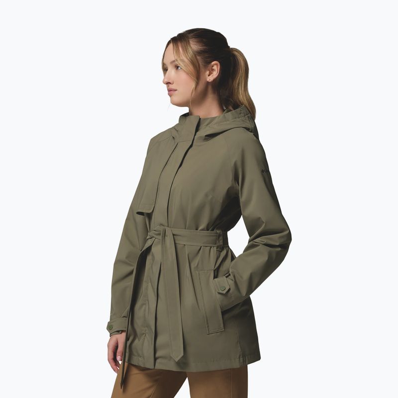 Kurtka przeciwwiatrowa damska Columbia Altbound II stone green 4