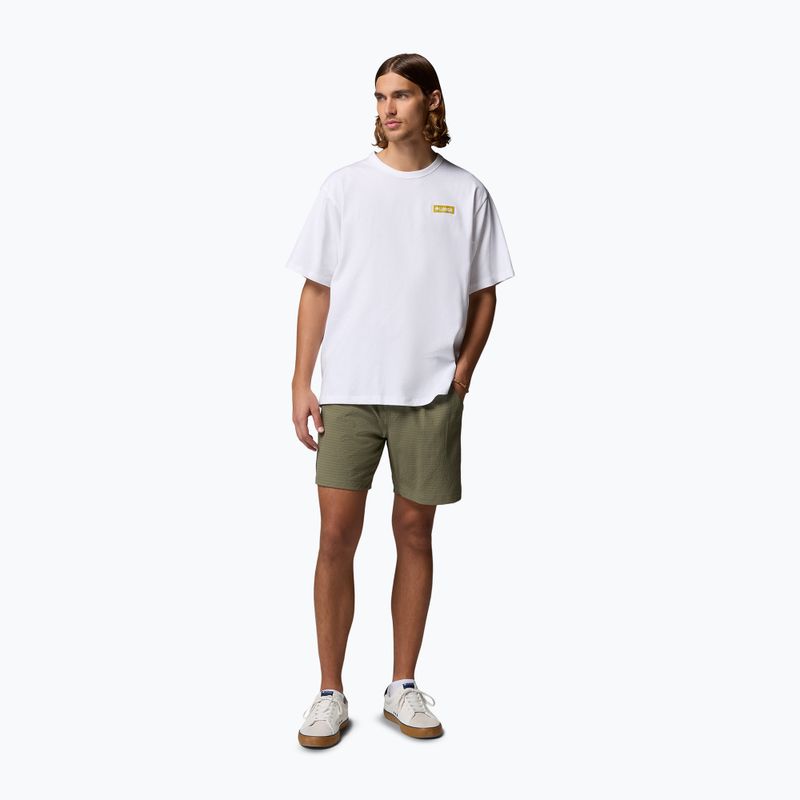 Koszulka męska Columbia CSC Heavyweight Iconic Tee white/repeated peaks 2