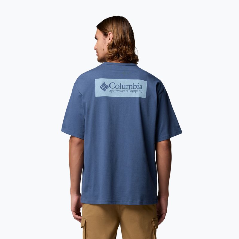 Koszulka męska Columbia CSC Heavyweight Iconic Tee dark mountain/csc box logo 3
