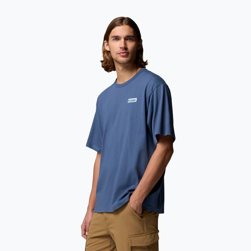 Koszulka męska Columbia CSC Heavyweight Iconic Tee dark mountain/csc box logo 4