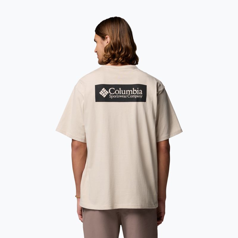 Koszulka męska Columbia CSC Heavyweight Iconic Tee dark stone/csc box logo 2
