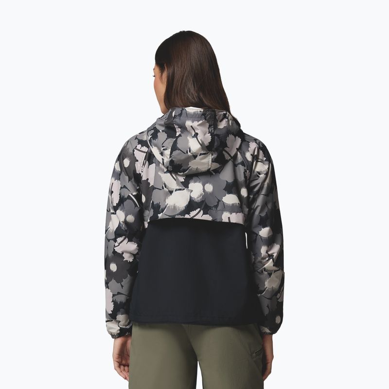 Kurtka przeciwwiatrowa damska Columbia Spire Valley Printed Windbreaker black ikatbloom print/black 3