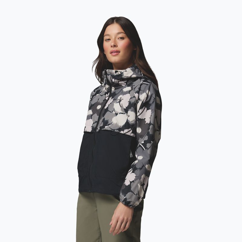 Kurtka przeciwwiatrowa damska Columbia Spire Valley Printed Windbreaker black ikatbloom print/black 4