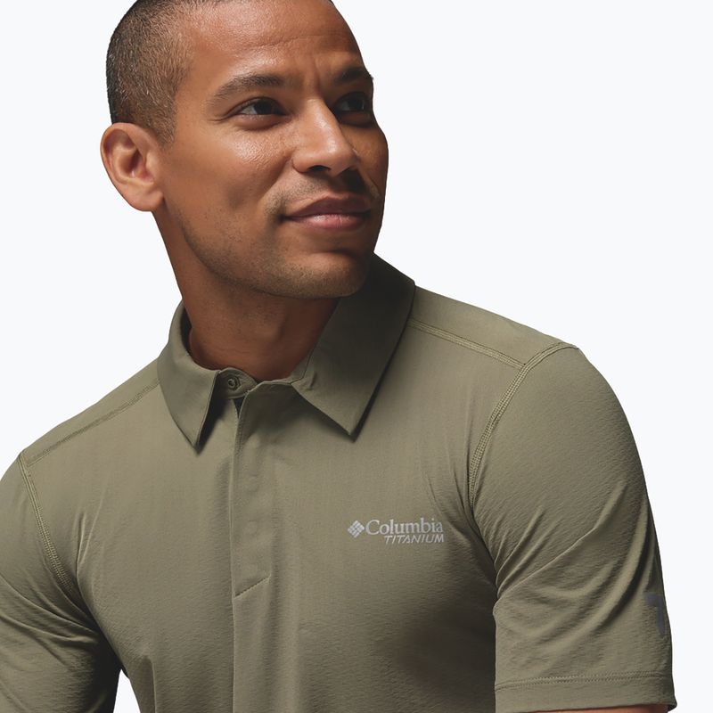 Koszulka męska Columbia Diamond Peak Pro Polo stone green 5