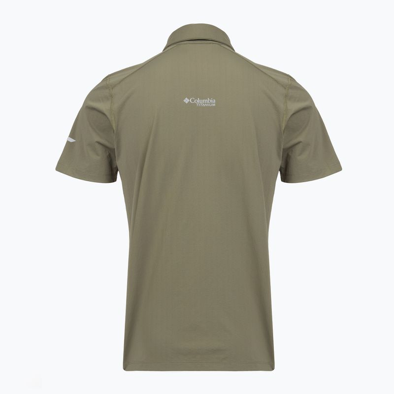 Koszulka męska Columbia Diamond Peak Pro Polo stone green 2