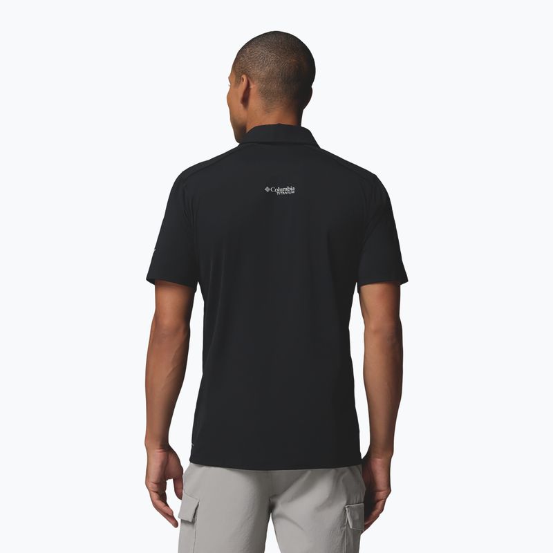 Koszulka męska Columbia Diamond Peak Pro Polo black 3