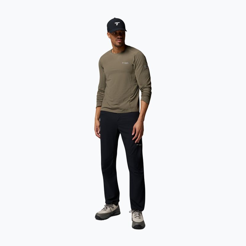 Longsleeve męski Columbia Diamond Peak Pro Crew stone green 2