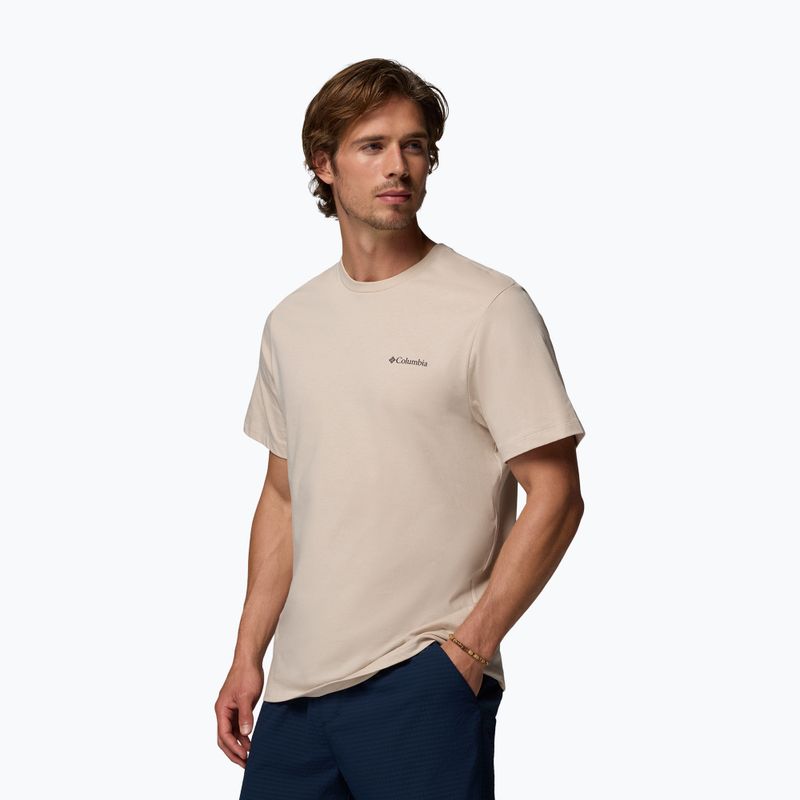 Koszulka męska Columbia CSC Basic Logo Back Tee dark stone linework c badge 4