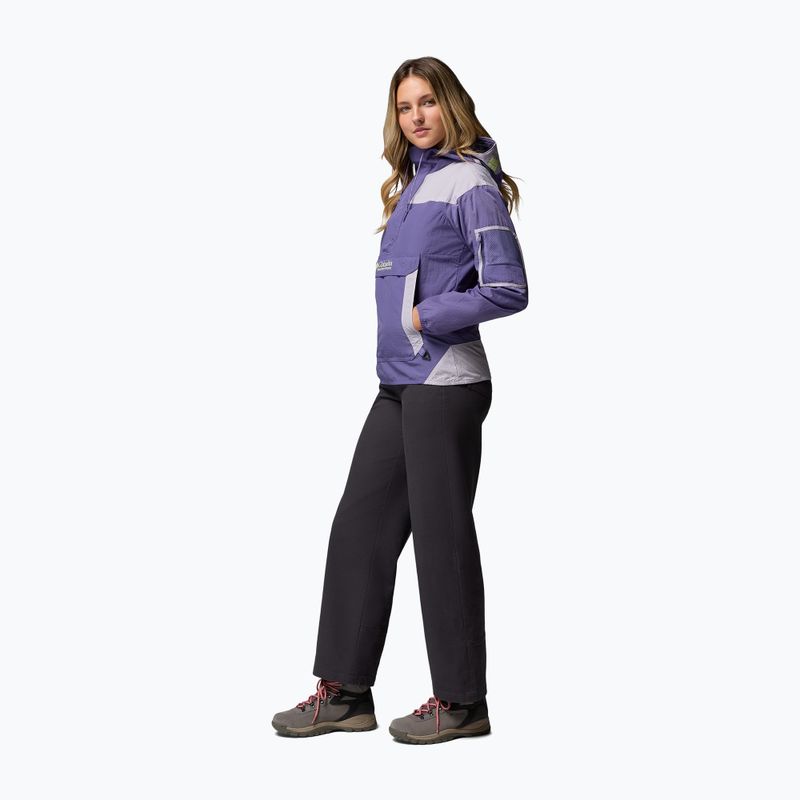 Kurtka przeciwwiatrowa damska Columbia Challenger II Windbreaker stormwatch/lavender pearl 2