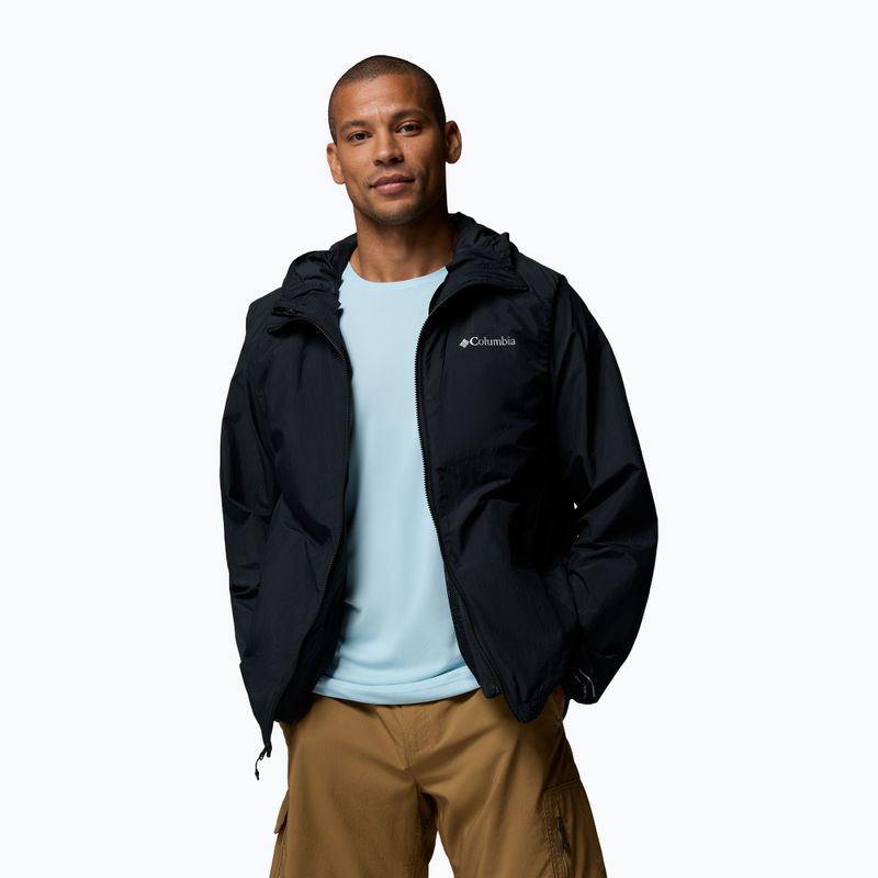 Kurtka przeciwwiatrowa męska Columbia Trailborne Outerchange black 5