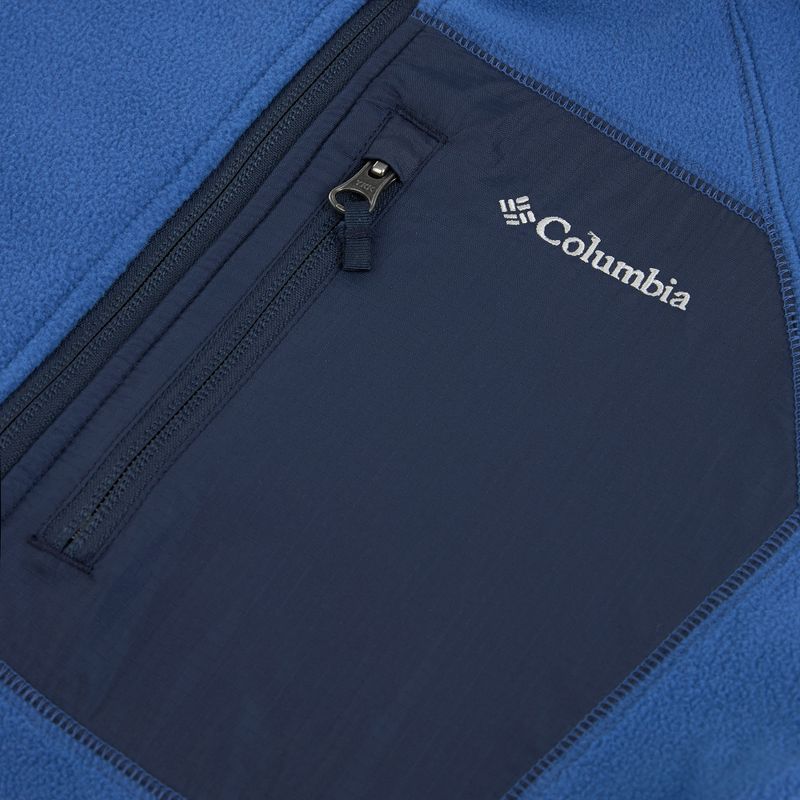 Bluza polarowa dziecięca Columbia Fast Trek V Full Zip mountain blue/collegiate navy 3